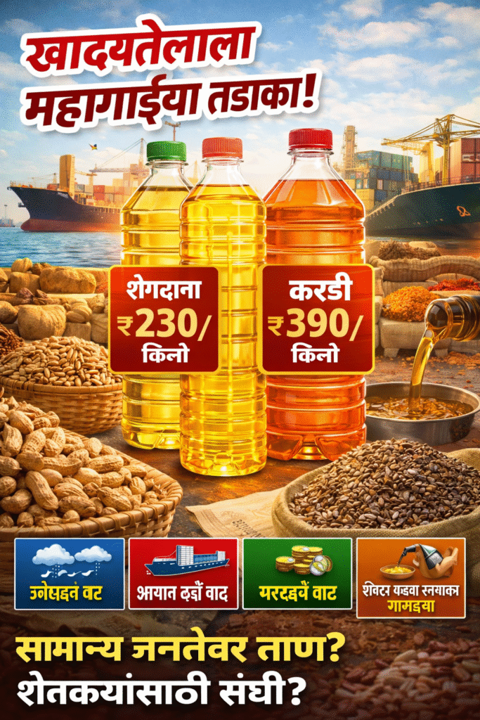 खाद्यतेल दर 2026